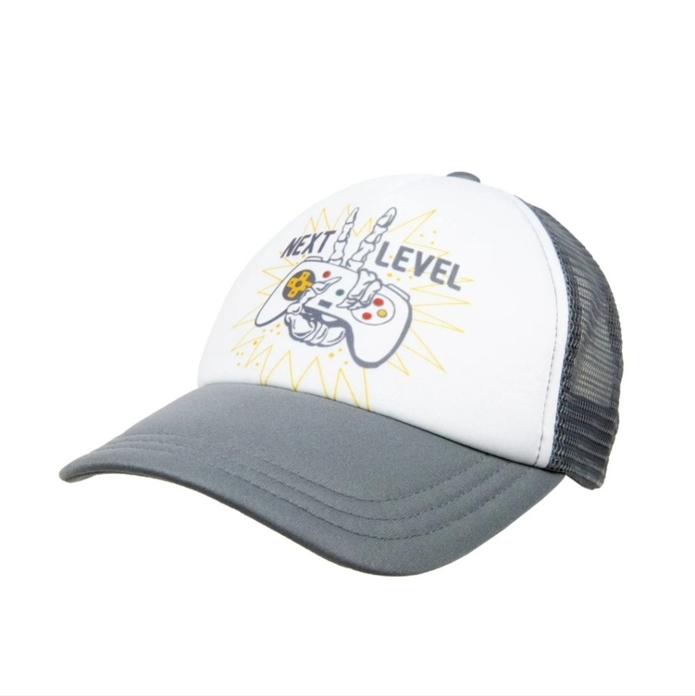 Next Level Gaming Cap - White and Gray